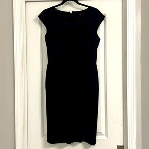 Hugo Boss, Fitted Black Sheath, Size 8